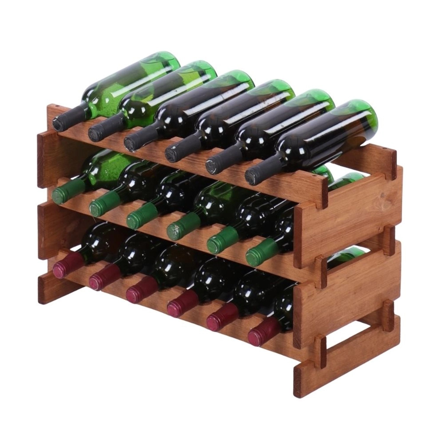 PROREGAL Weinregal VINOTECA FLEX PRO HxBxT 37x65x28cm 18 Flaschen Auf 3 Fbe günstig online kaufen