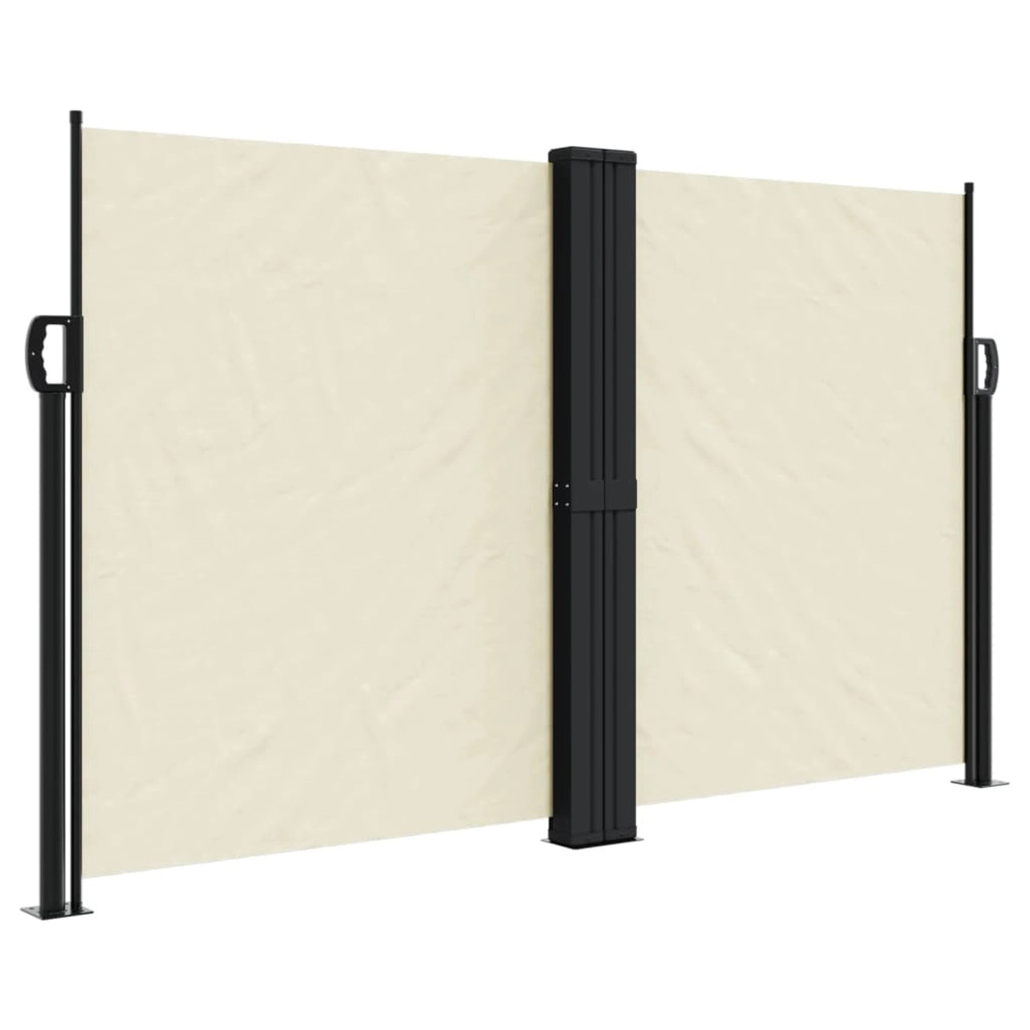 furnicato Seitenmarkise Ausziehbar Creme 140x600 cm günstig online kaufen