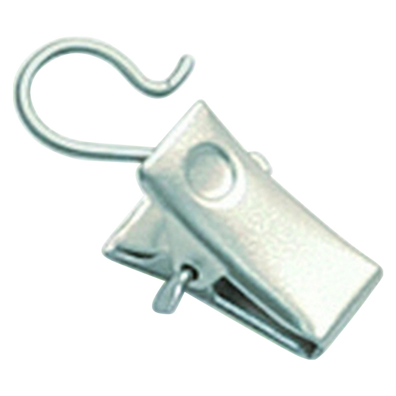 Gardinia Clipshaken Metall Silber matt 10-er Pack
