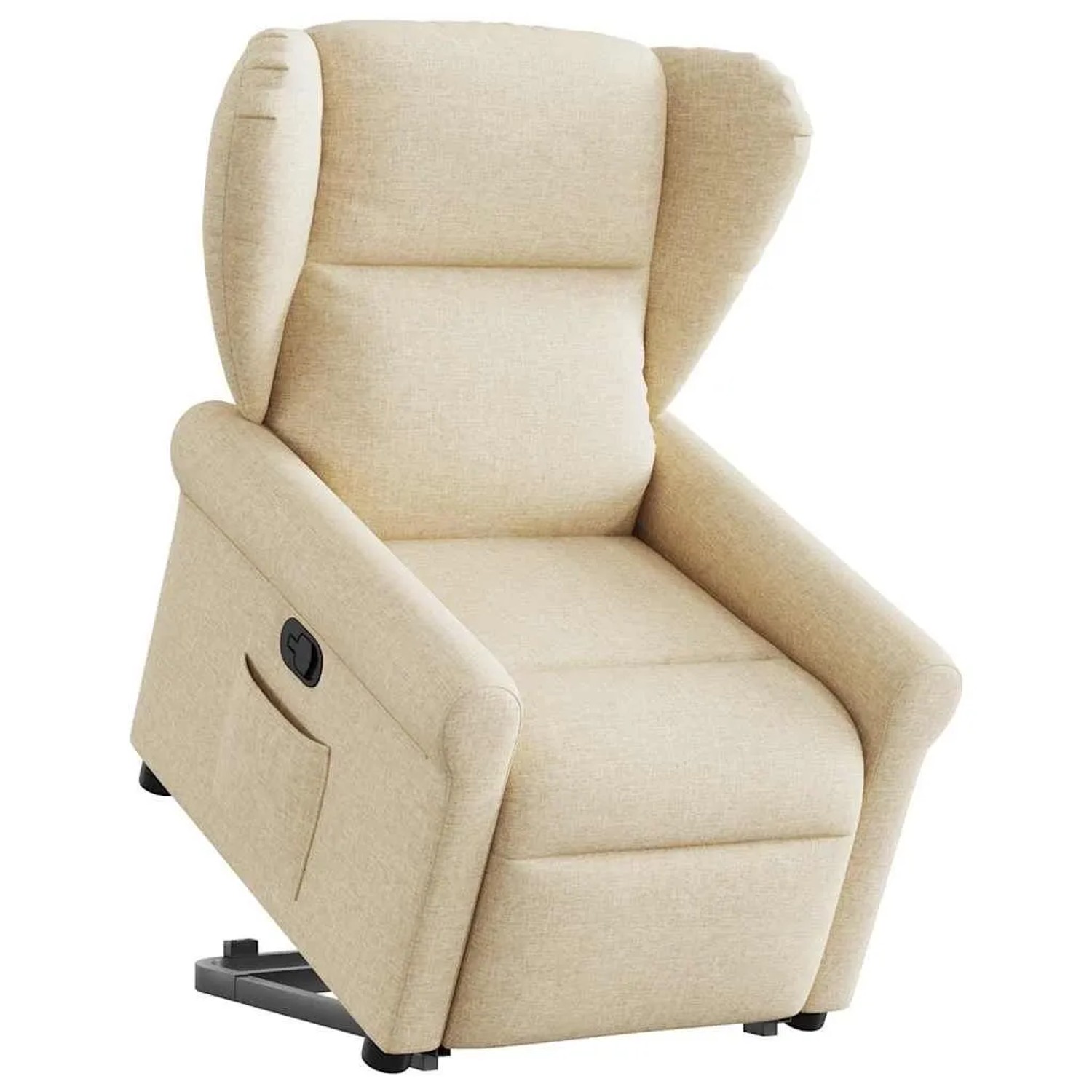 vidaXL Relaxsessel mit Aufstehhilfe Creme Stoff 3303382 günstig online kaufen