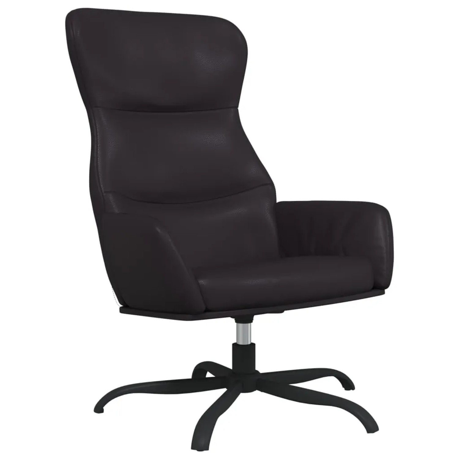 vidaXL Relaxsessel Schwarz Kunstleder 341084