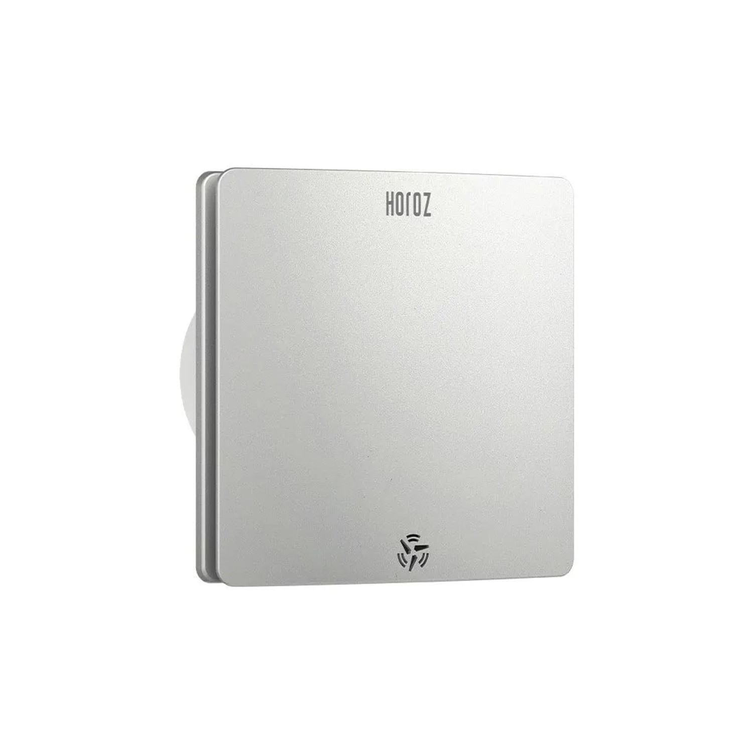 HOROZ Badlüfter 100 mm 12 W 100 m³/h 43 dB Silber Mit Filter Wandventilator Badventilator FELIX