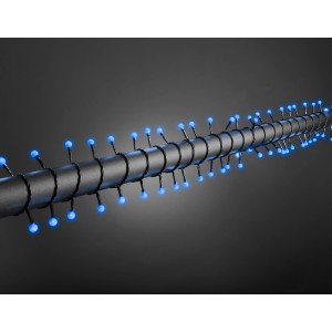 Konstsmide LED-Globelichterkette mit 80 blauen Dioden für Innen und Außen.