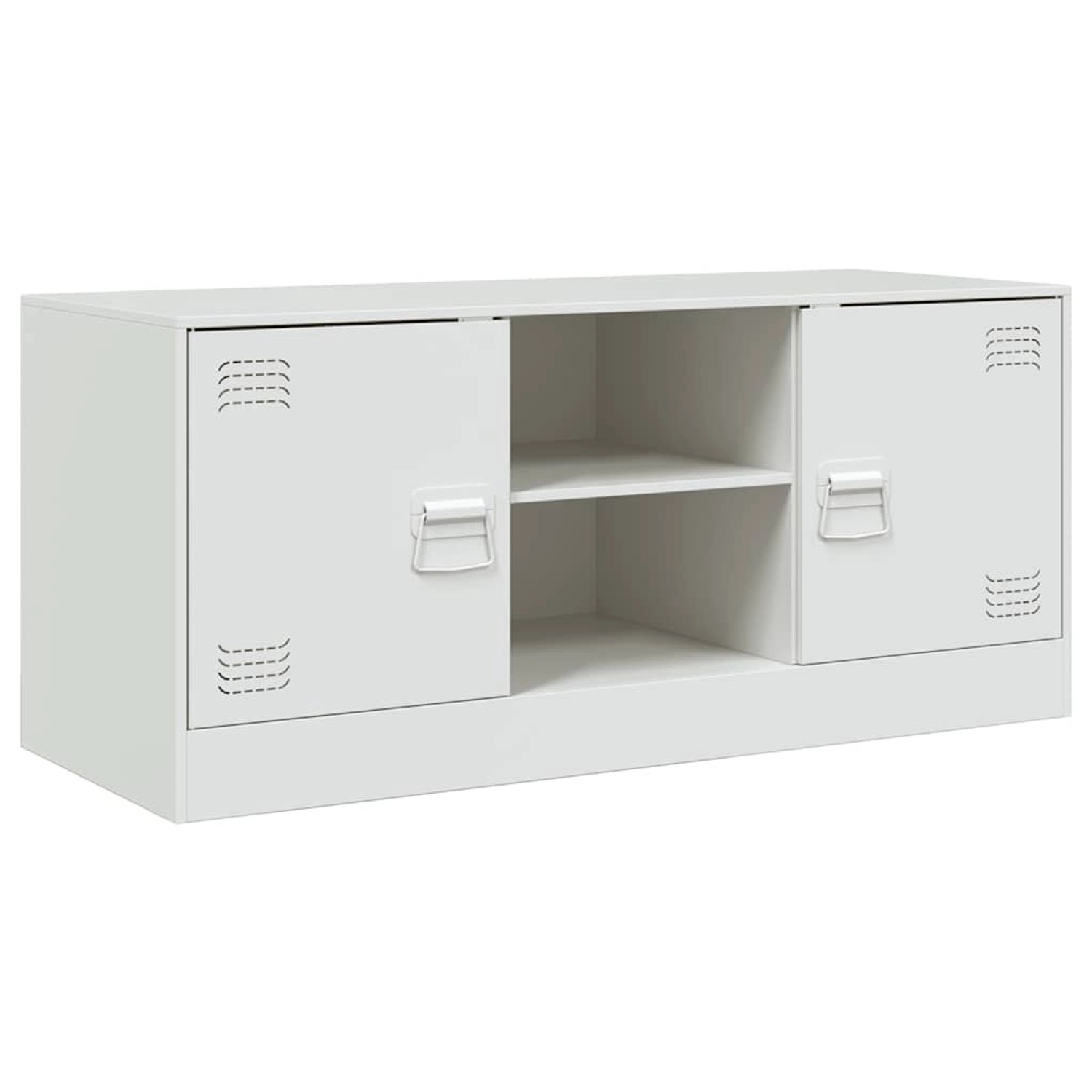 vidaXL TV-Schrank Weiß 99x39x44 cm Stahl 841690 günstig online kaufen