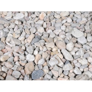 Kies 16-32 mm, geeignet für Gartenwege und als Zierschüttung.