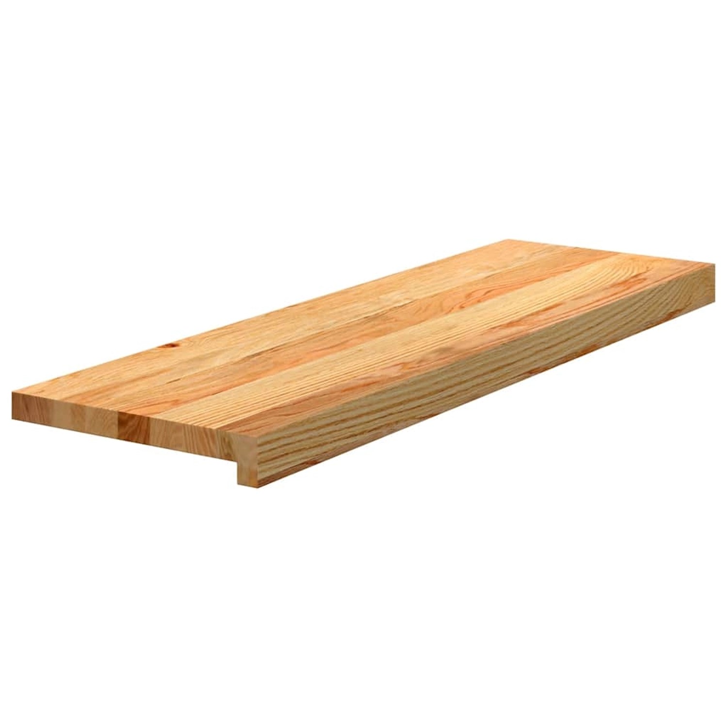 vidaXL Treppenstufen 4 Stk Hellbraun 80x25x2 cm Massivholz Eiche 3282954 günstig online kaufen