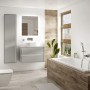 Ideal Standard Connect Air Wannenarmatur AP Chrom im modernen Badezimmer.