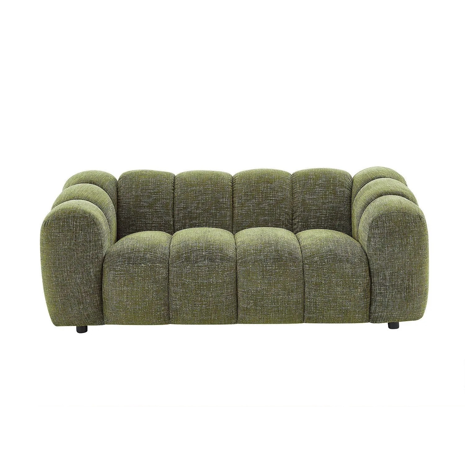 Vente-unique Sofa Ohne Schlafmöglichkeit Nelimar Grün 189 cm