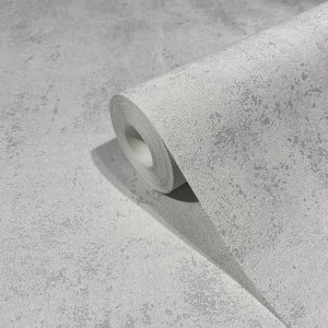Rolle Marburg Vliestapete Celsius in Grau-Silber mit strukturierter Oberfläche.