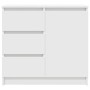 vidaXL Sideboard mit Schublade Weiß 71x35x65 cm Holzwerkstoff 861571_6