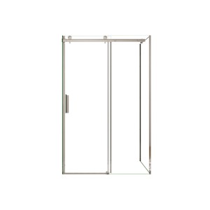 Duschparadies Duschkabine 120x90cm Höhe 195cm Schiebetür x Seitenwand 6mm Sicherheitsglas Dusche Duschabtrennung Hochglanz Verchromt