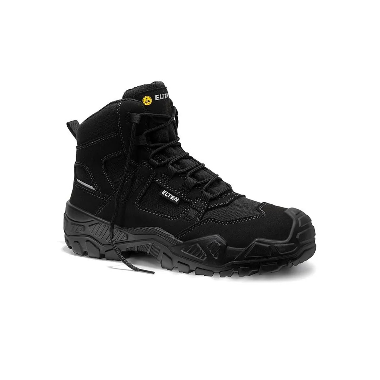 ELTEN Sicherheitsschnürstiefel MIKE BLACK Mid ESD S3S Größe 47