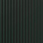 Akustikpaneel Muster Linoleum Conifer in Schwarz: Detailansicht der vertikalen Linoleum-Leisten auf Filz.