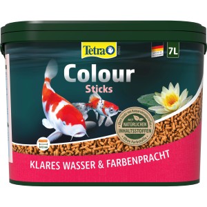Tetra Pond Colour Sticks 7 l: Fischfutter für prächtige Farben im Gartenteich.