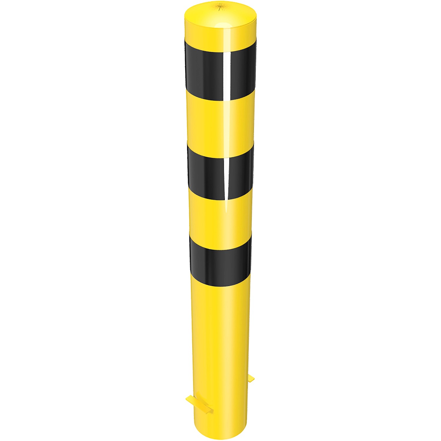 Schake Stahlrohrpoller Einbetonieren 1.200 mm Gelb-Schwarz