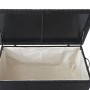 Proregal Poly-Rattan Kissenbox HxBxT 63x135x52cm Premium Schwarz 320L Gartentruhe Auflagenbox Truhe_4