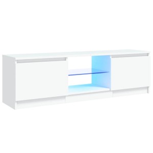 vidaXL TV-Schrank mit LED-Leuchten Weiß 120x30x36 cm 804283