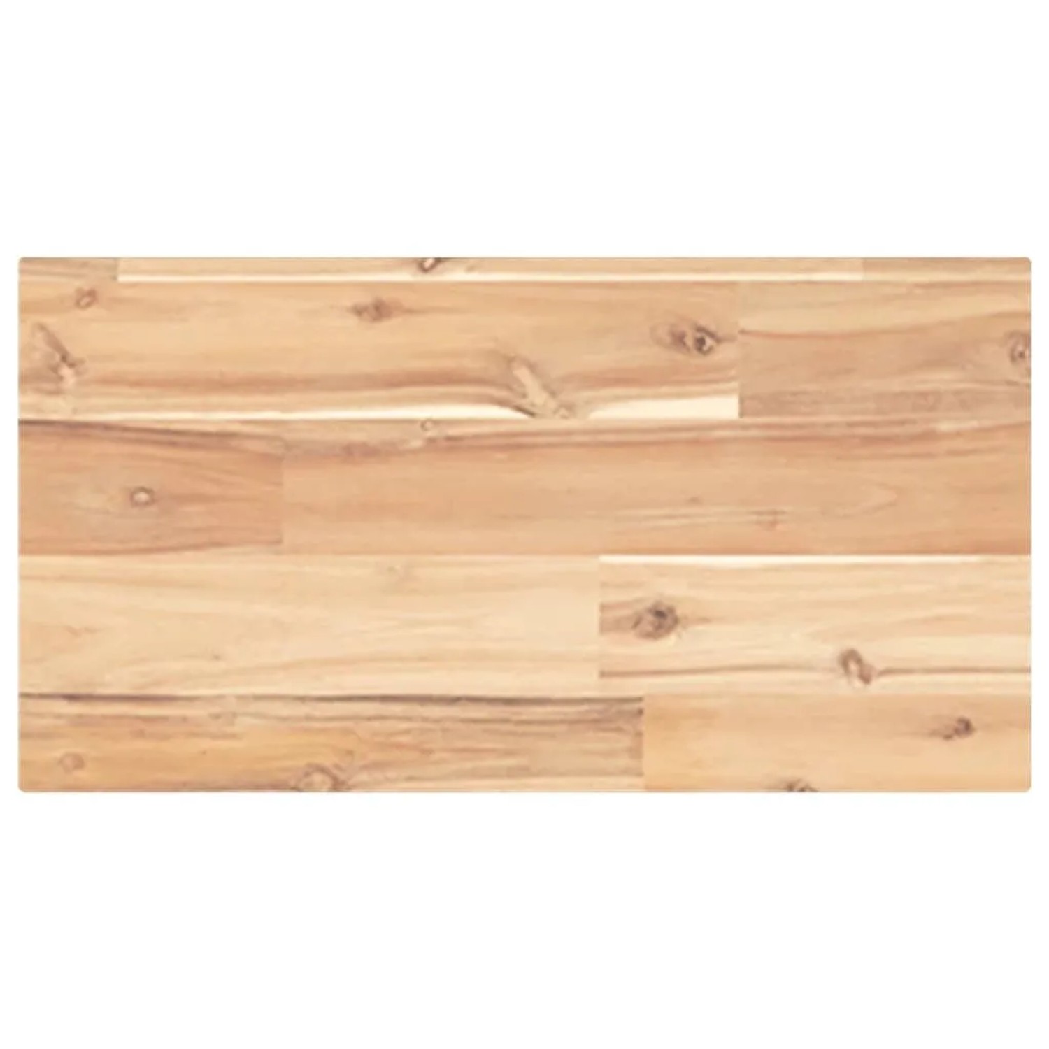 vidaXL Schweberegal 40x20x2 cm Massivholz Akazie Unbehandelt 3279335