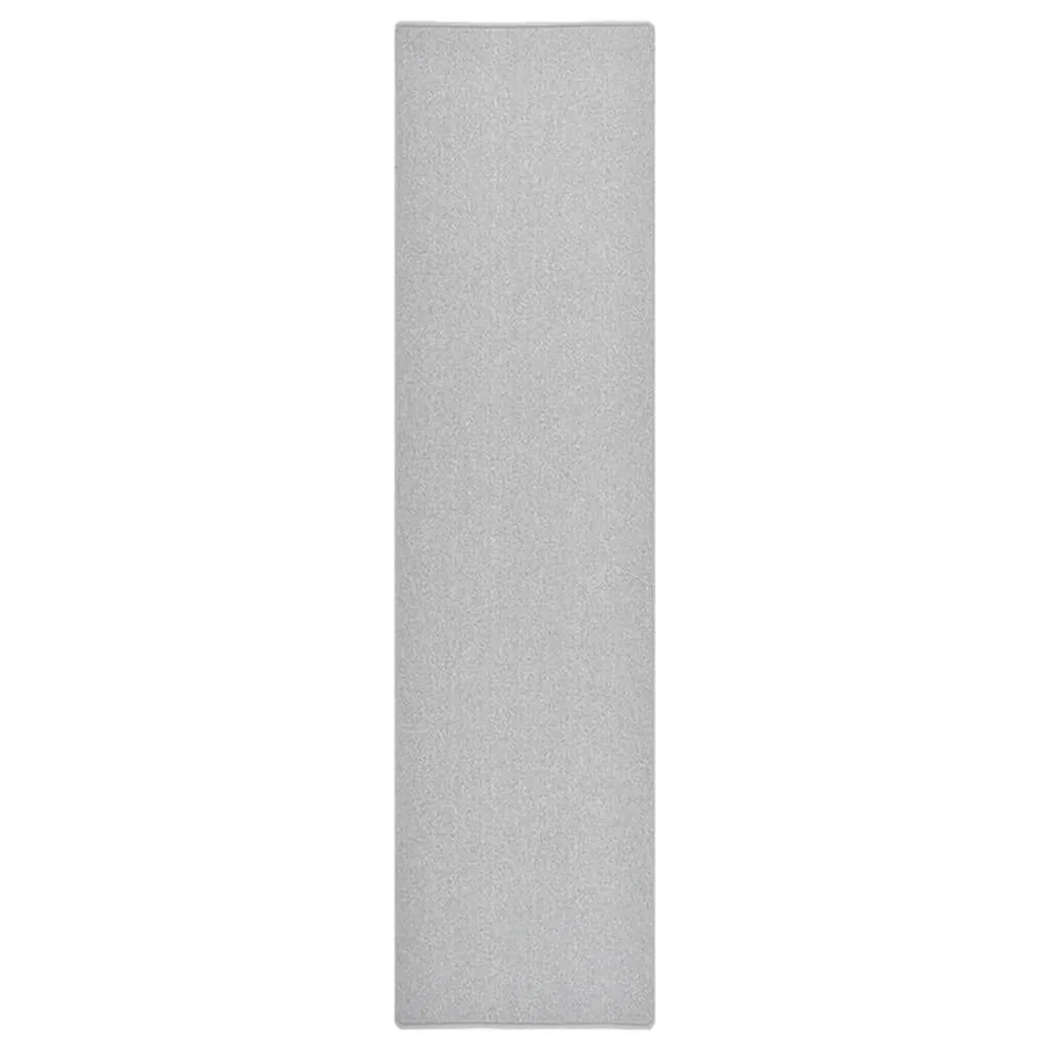 vidaXL Teppichläufer Hellgrau 80x300 cm 326996