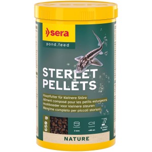 Sera Teichfutter Stör Pellets Nature, 1000ml Dose. Hauptfutter für Störe bis 40cm.