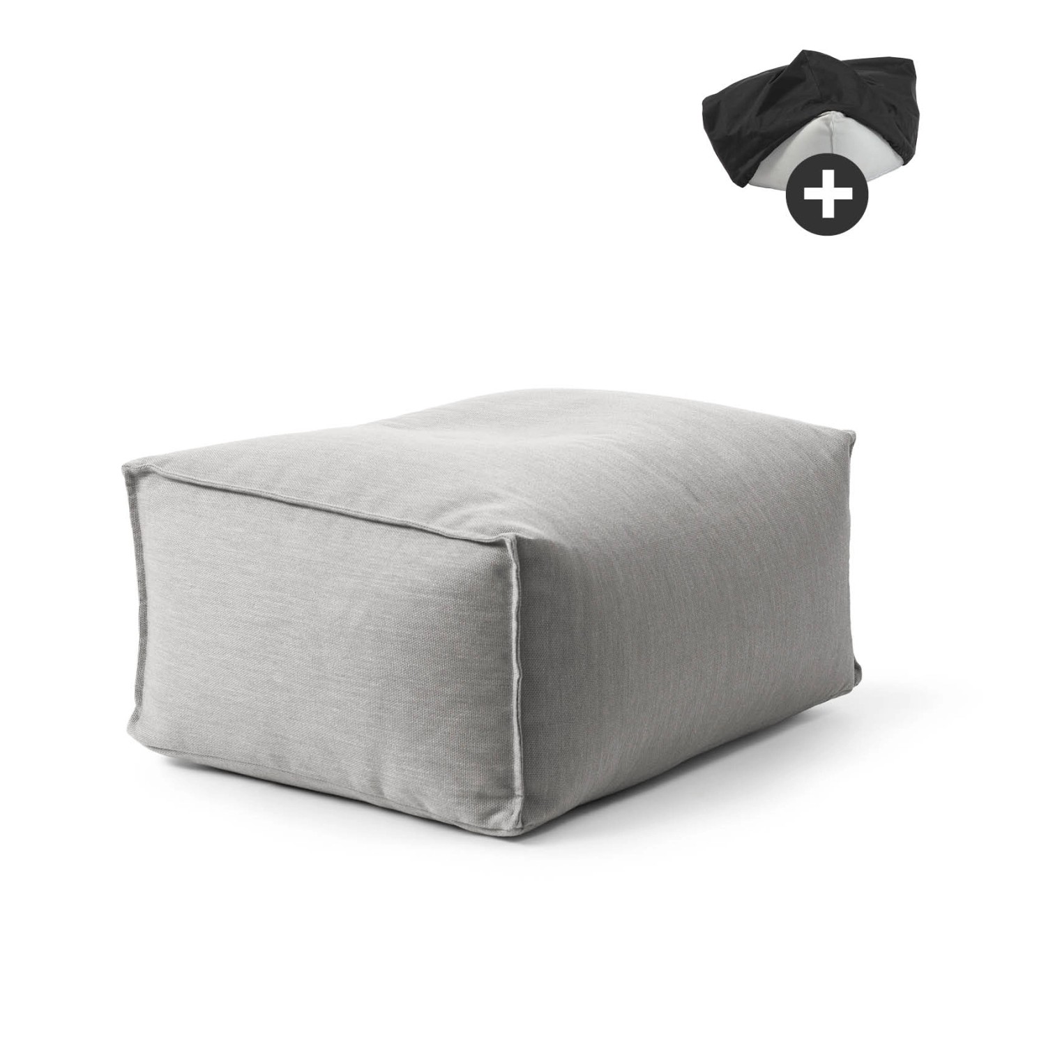 mokebo Outdoor Pouf mit Schutzhülle Der Ruhepouf für Balkon & Garten Sitzho günstig online kaufen