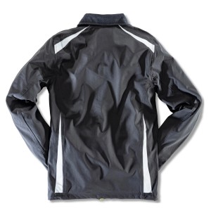 Schwarze Bullstar Light-Softshelljacke Ultra in Größe XXL, Rückansicht mit weißen Akzenten.