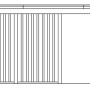 Skizze Carport Emsland Nussbaum 613x846cm mit Abstellraum, Seitenansicht mit Höhenangaben.