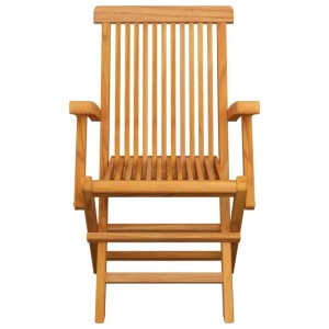 vidaXL Klappbare Gartenstühle 6 Stk Massivholz Teak 3065529