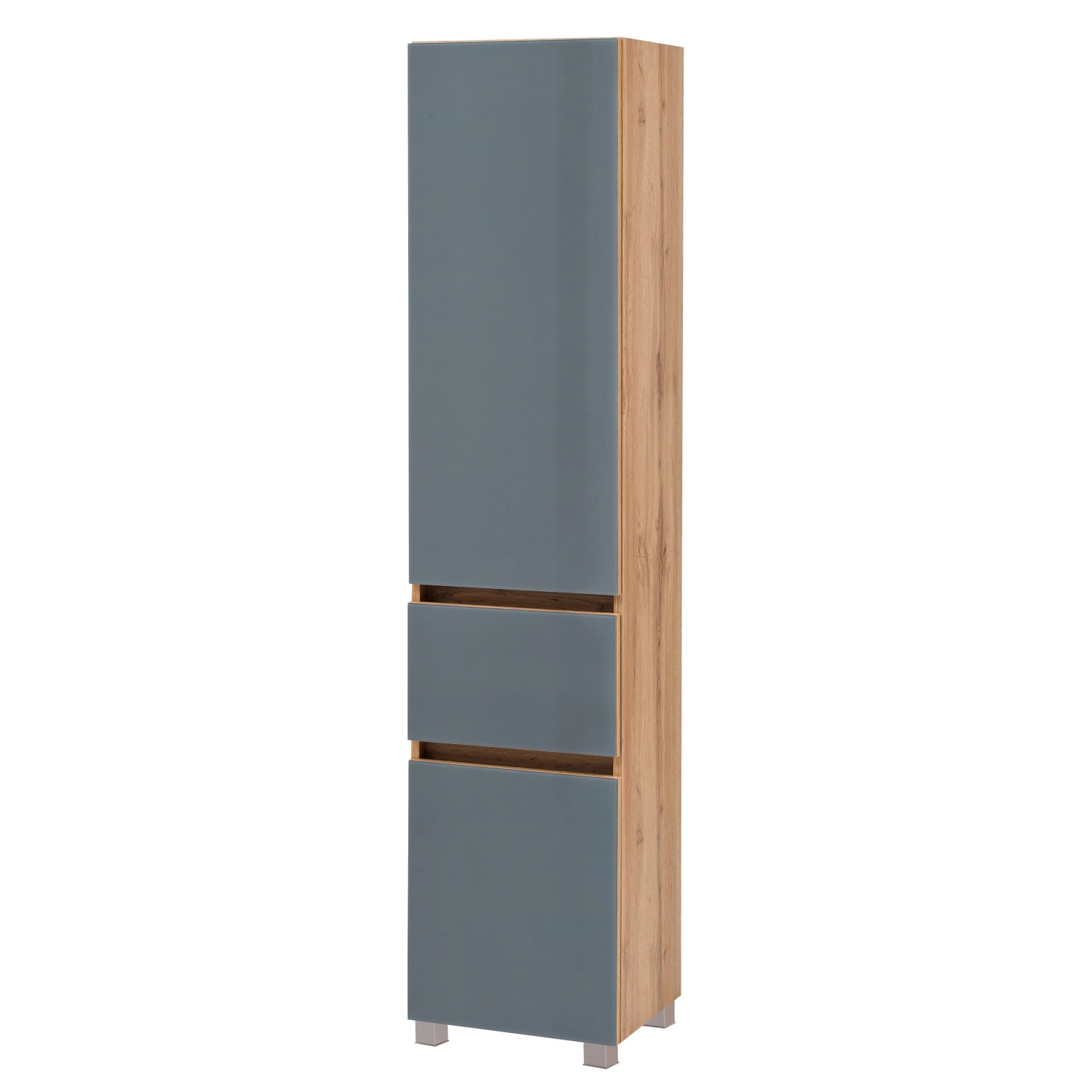 Held Möbel Bad-Seitenschrank Pisa 40 cm Grau günstig online kaufen