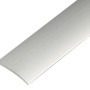 Silbernes Bodenausgleichsprofil aus Aluminium, 1,6x30x900 mm, für Bodenübergänge.