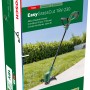 Verpackung des Bosch Akku-Rasentrimmers EasyGrassCut 18V-230 mit Akku und Ladegerät.