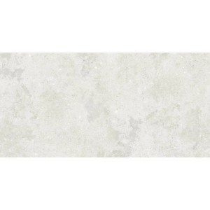 Moderne Bodenfliese Florys in Weiß mit matter Kalksteinoptik. Rektifiziert, frostsicher, Rutschhemmung R9.
