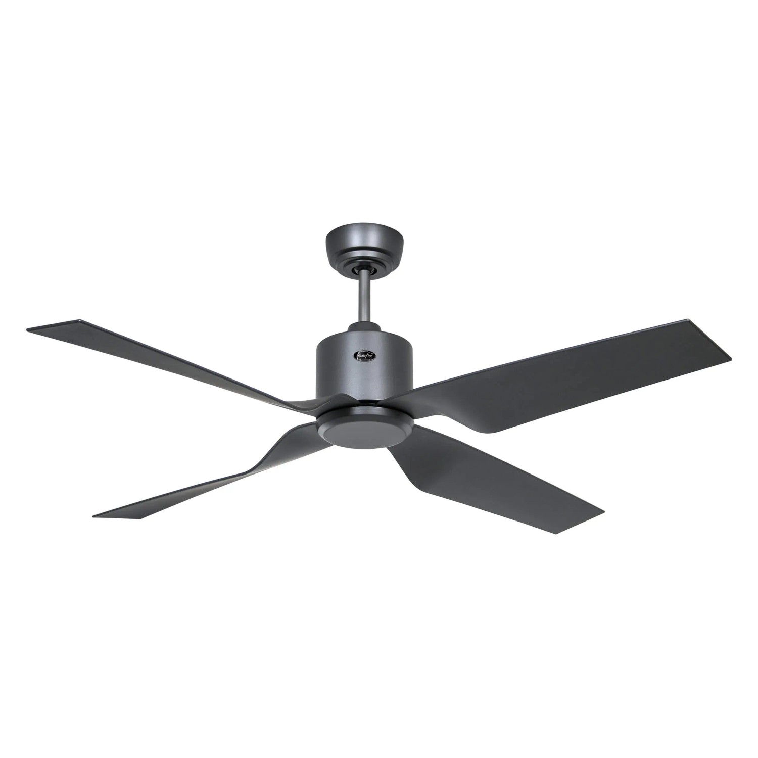 CASAFAN Eco Dynamix II WiFi Deckenventilator, 132 cm, Basaltgrau, mit 4 Flügeln.