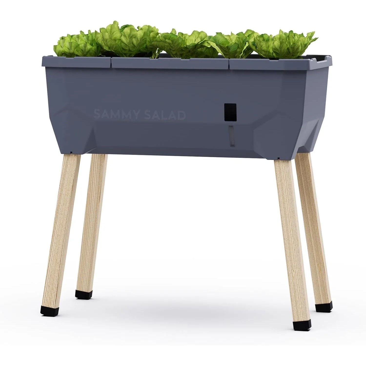 Gusta Garden Hochbeet für Salat Sammy Salad Anthrazit ohne Haube