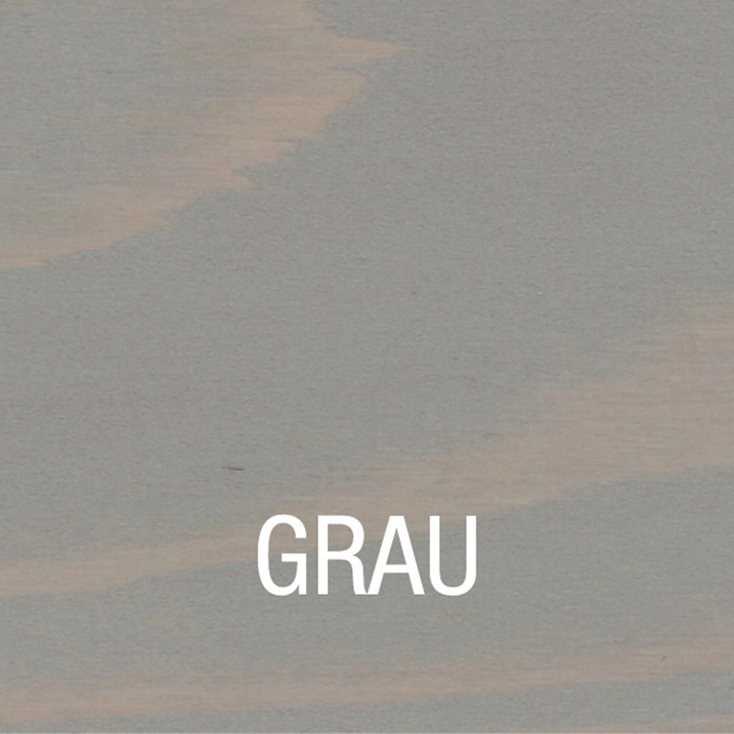 Holzbeize Grau von Bondex, Farbbeispiel auf Holz mit sichtbarer Maserung.