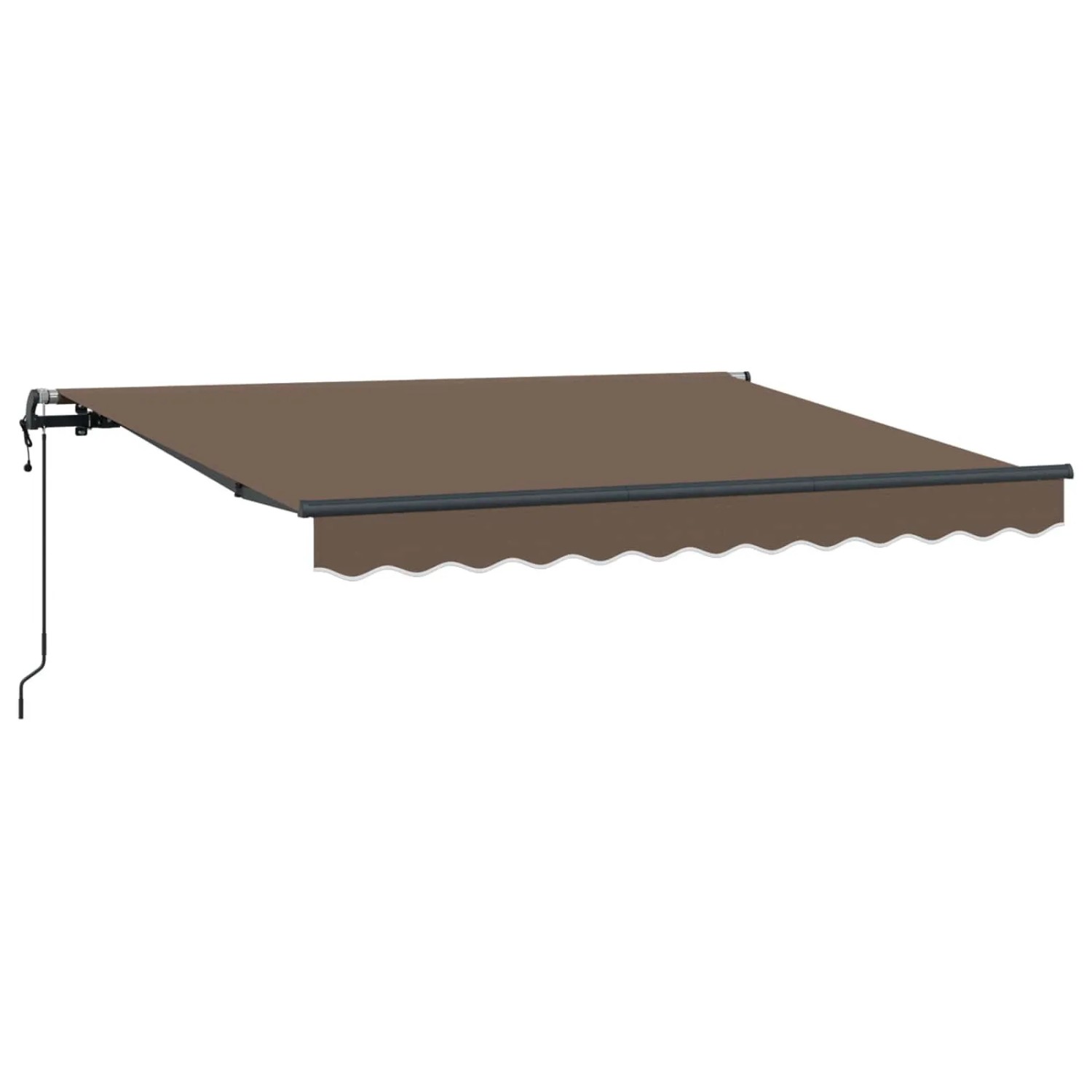 vidaXL Einziehbare Markise Taupe 3,5 x 2 m Stoff 3425759