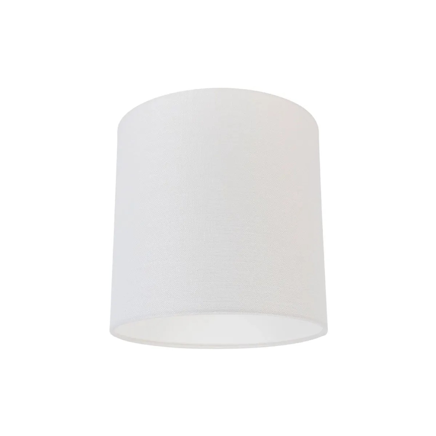 QAZQA Lampenschirm aus STOff Weiß 25 25 25