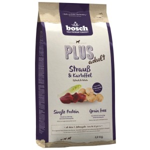 Bosch Pets Hunde-Trockenfutter Plus Strauss 1 kg
