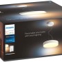 Verpackung der weißen Philips Hue Enrave Pendelleuchte mit Dimmer und Ambiente Licht.