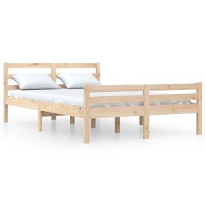 vidaXL Massivholzbett ohne Matratze 160x200 cm 814829