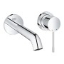 Grohe Essence 2-Loch-Waschbeckenarmatur in Chrom, Aufputzarmatur für Waschtische.