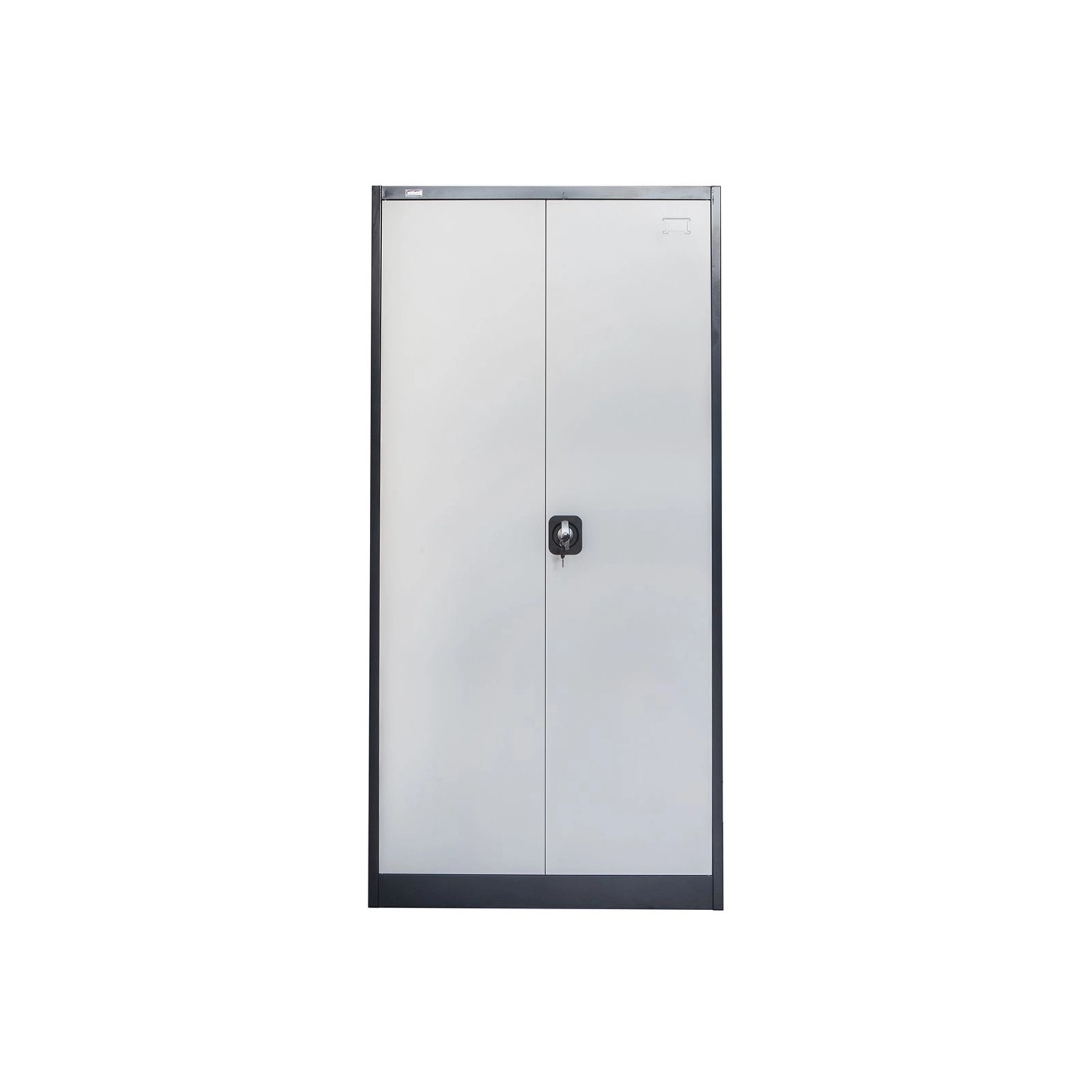 Jet-Line Stahlschrank Omsk in Anthrazit-Weiß 90 x 45 x 185 cm mit Abschließ günstig online kaufen