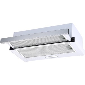 Respekta Flachschirmhaube CH4138IXC, 60cm, Edelstahlblende, ausziehbar.