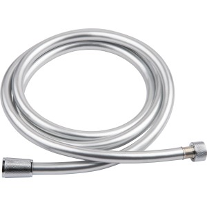 Silberner baliv Brauseschlauch, 200 cm lang, für Handbrausen.