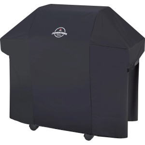 Schwarze Jamestown Schutzhülle für KANE 3 Brenner Gasgrill. Grillutensil zum Schutz vor Wettereinflüssen.