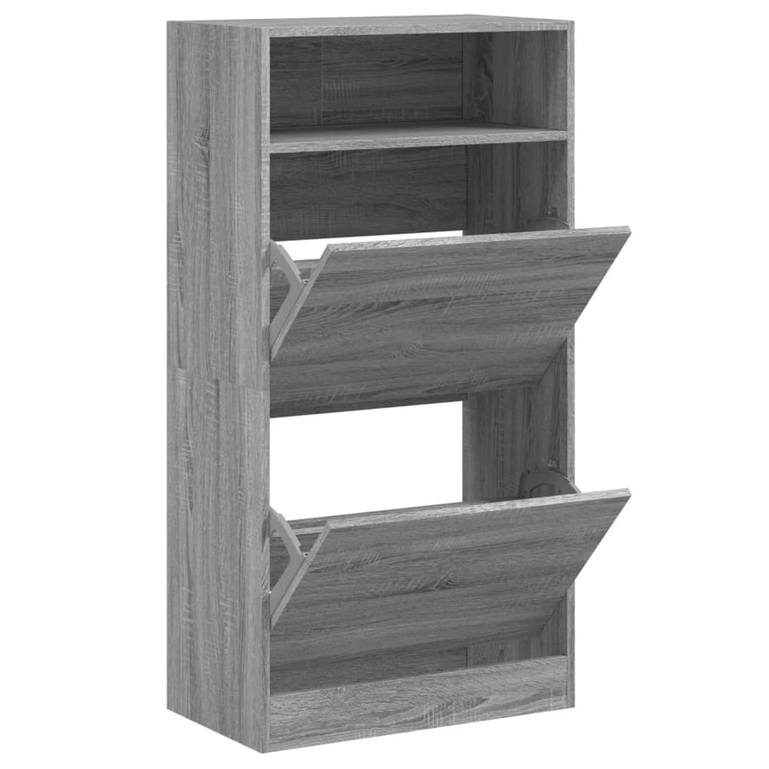 vidaXL Schuhschrank Grau Sonoma 60x34x116 cm Holzwerkstoff 840020 günstig online kaufen