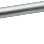 Matt verchromter Möbelgriff 6175 aus Metall, Lochabstand 64 mm.