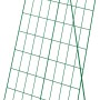 Rechteckiges, grünes Bellissa Gurkengitter (179x39cm) aus Stahldraht als Rankhilfe.