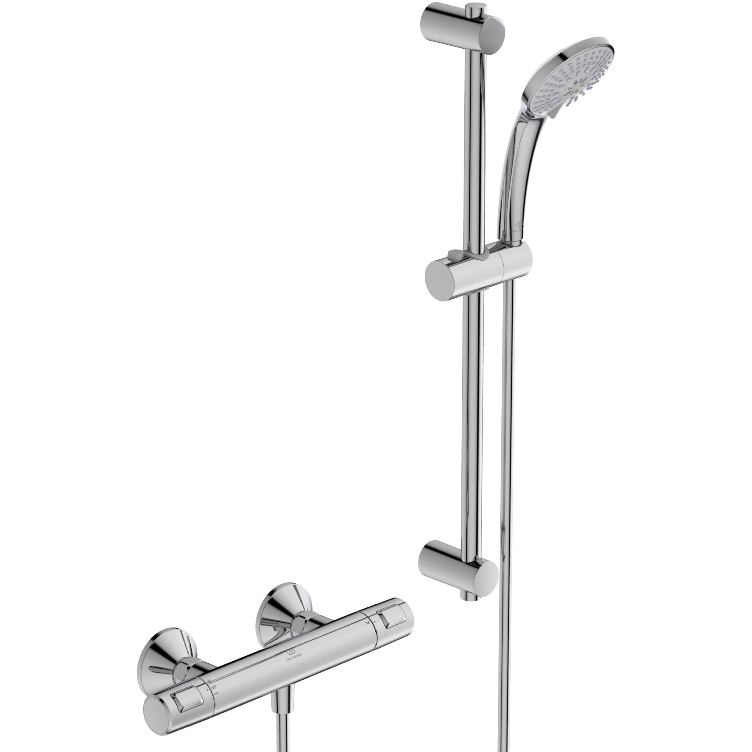 Ideal Standard Brausekombination Ceratherm T25 Brausestange 60 cm Chrom