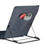 Relaxdays Strandmatte XXL Kunststoff Metall Anthrazit Mit Kopfkissen Höhenverstellbar 195 cm x 60 cm x 4 cm 3 kg_3